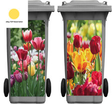 2 Pieces Tulip Wheelie Bin