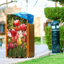 2 Pieces Tulip Wheelie Bin