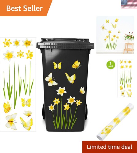 Cheerful yellow white flower - &,