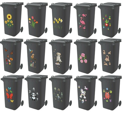 Decorative wheelie bin - a4,