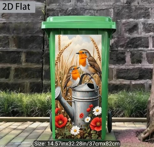 Wheelie bin stickers - wheelie,