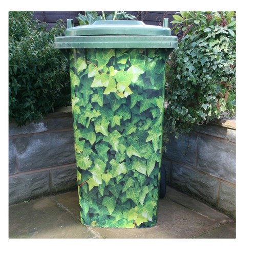 Wheelie bin cover vinyl - cover, wrap