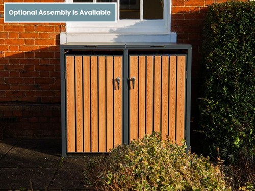 Wheelie bin cover double - double, |